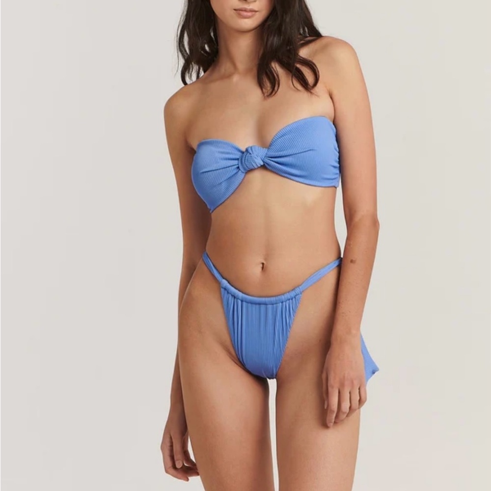 Cabo Bandeau- Dusty Blue